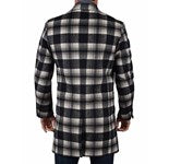 Φόρτωση εικόνας στο εργαλείο προβολής Συλλογής, ΠΑΛΤΟ ΓΚΡΙ ΜΕ ΚΑΡΩ ΜΟΤΙΒΟ ΚΛΑΣΙΚΑ ΠΕΤΑ ΚΑΙ ΤΣΕΠΕΣ ΣΤΟ ΠΛΑΙ ΚΑΝΟΝΙΚΗ ΓΡΑΜΜΗ