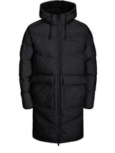 Φόρτωση εικόνας στο εργαλείο προβολής Συλλογής, ΜΠΟΥΦΑΝ ΜΑΚΡΥ PUFFER , ΜΟΝΟΧΡΩΜΟ , ΜΕ ΤΣΕΠΕΣ ΜΠΡΟΣΤΑ ΚΑΙ ΣΤΟ ΠΛΑΙ , REGULAR FIT