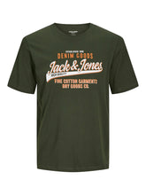 Φόρτωση εικόνας στο εργαλείο προβολής Συλλογής, JACK&JONES T-SHIRT ΚΟΝΤΟΜΑΝΙΚΟ ΜΕ ΛΑΙΜΟΚΟΨΗ ΚΑΙ ΣΤΑΜΠΑ ΜΕ ΤΟ LOGO ΕΜΠΡΟΣ ΚΑΝΟΝΙΚΗ ΕΦΑΡΜΟΓΗ