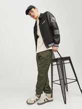 Φόρτωση εικόνας στο εργαλείο προβολής Συλλογής, JOGGER ΠΑΝΤΕΛΟΝΙ ΜΕ ΕΞΩΤΕΡΙΚΕΣ ΣΤΕΠΕΣ ΣΤΟ ΠΛΑΙ ΣΕ RELAX ΓΡΑΜΜΗ