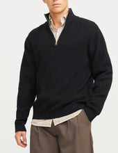 Φόρτωση εικόνας στο εργαλείο προβολής Συλλογής, ΠΛΕΚΤΟ ΜΕ ΦΕΡΜΟΥΑΡ, HALF ZIP , 100% BAMBAKI, RELAXED FIT