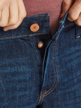 Φόρτωση εικόνας στο εργαλείο προβολής Συλλογής, ΠΑΝΤΕΛΟΝΙ JEANS , ΣΚΟΥΡΟ ΜΠΛΕ , 98% ΒΑΜΒΑΚΙ 2% ΕΛΑΣΤΑΝΗ ΓΙΑ ΠΙΟ ΑΝΕΤΗ ΕΦΑΡΜΟΓΗ , SLIM STRAIGHT FIT