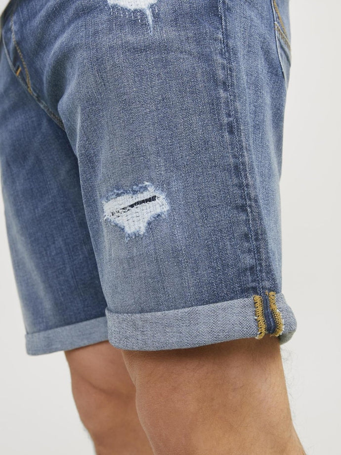 JEANS ΒΕΡΜΟΥΔΑ, 5ΤΣΕΠΗ, ΜΕ ΣΚΙΣΙΜΑΤΑ ΚΑΙ ΞΕΒΑΜΜΑΤΑ, REGULAR FIT