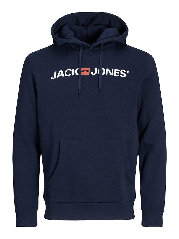 ΦΟΥΤΕΡ HOODIE , ΜΕ ΚΟΥΚΟΥΛΑ ΚΑΙ ΤΥΠΩΜΕΝΟ ΤΟ LOGO ΤΟΥ BRAND ΕΜΠΡΟΣ , REGULAR FIT