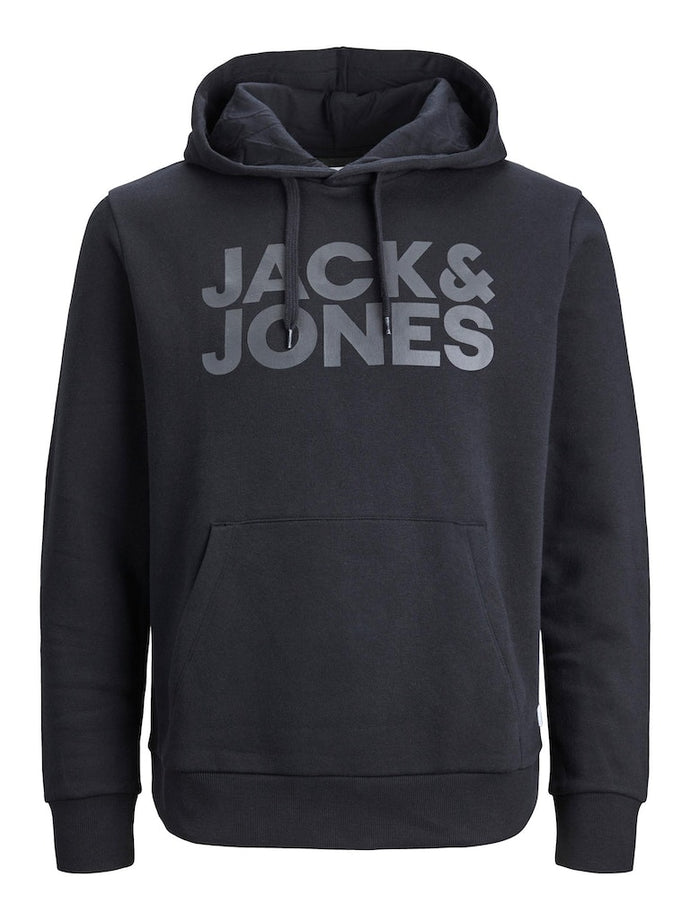 ΦΟΥΤΕΡ HOODIE  , ΜΕ ΚΟΥΚΟΥΛΑ ΚΑΙ ΤΥΠΩΜΕΝΟ ΤΟ LOGO ΤΟΥ BRAND ΕΜΠΡΟΣ , REGULAR FIT