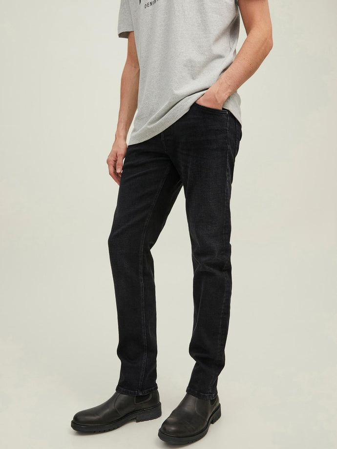 BLACK DENIM, TAPERED FIT, 5ΤΣΕΠΟ JEANS