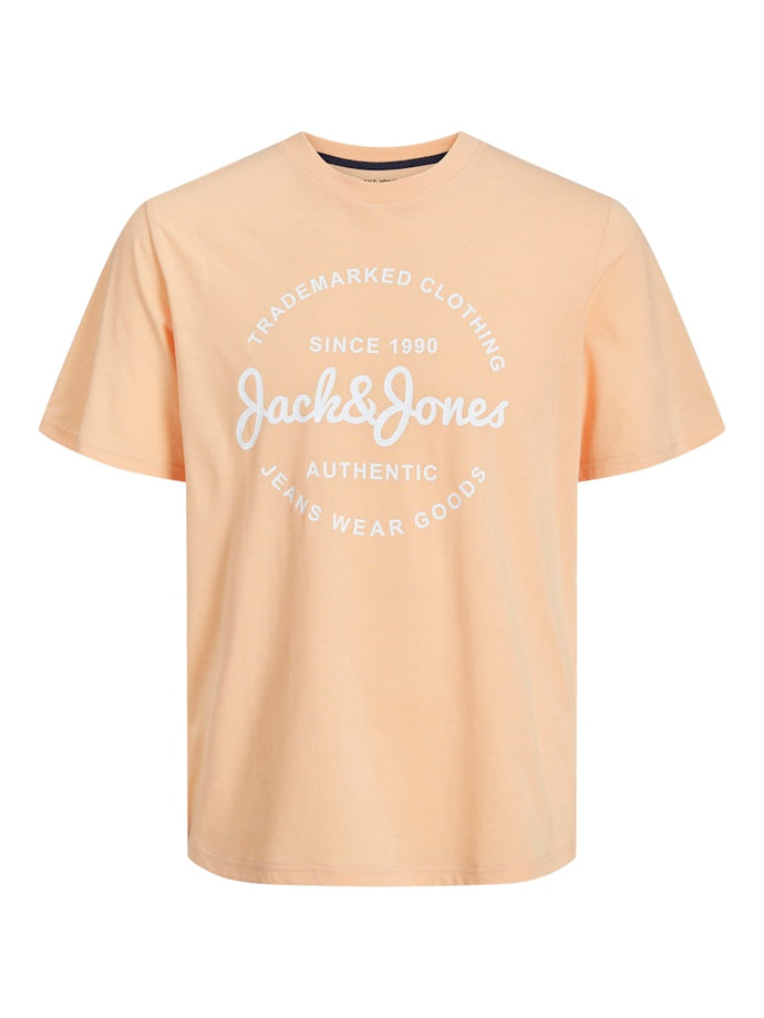 T-SHIRT ΜΕ ΛΑΙΜΟΚΟΨΗ, ΜΕ ΣΤΑΜΠΑ ΤΟ ΛΟΓΟΤΥΠΟ ΤΟΥ BRAND,STANDARD FIT