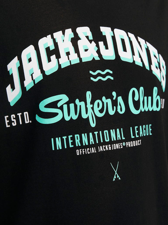 T-SHIRT 100% ΒΑΜΒΑΚΙ,ΜΕ ΛΑΙΜΟΚΟΨΗ ΚΑΙ ΤΟ LOGO ΤΟΥ BRAND ΕΜΠΡΟΣ,STANDARD FIT