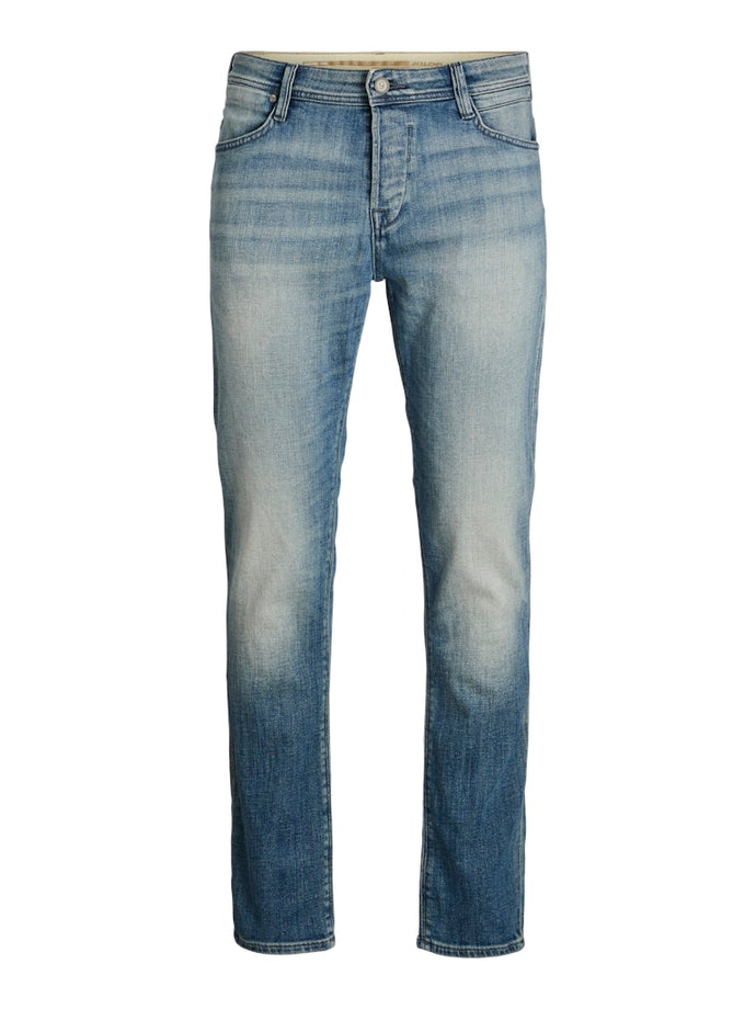 JEANS ΠΑΝΤΕΛΟΝΙ 98%ΒΑΜΒΑΚΙ ΚΑΙ 2% ΕΛΑΣΤΑΝΗ ,TAPERED FIT
