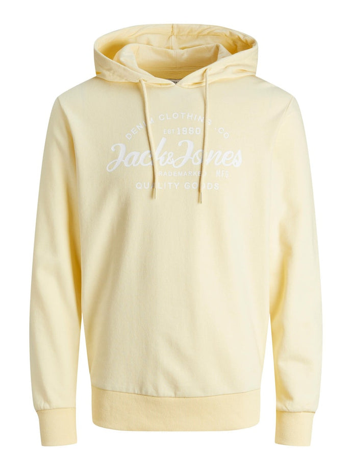 ΦΟΥΤΕΡ HOODIE , ΜΕ ΚΟΥΚΟΥΛΑ ΚΑΙ ΤΥΠΩΜΕΝΟ ΤΟ LOGO ΤΟΥ BRAND ΕΜΠΡΟΣ ,STANDARD FIT