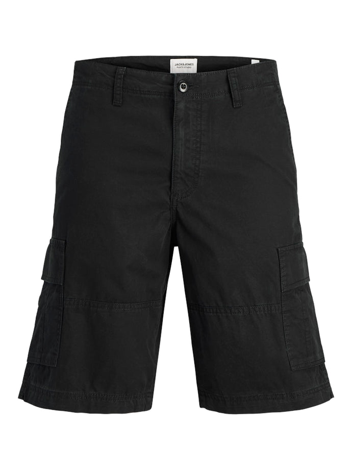 ΒΕΡΜΟΥΔΑ CARGO 100%ΒΑΜΒΑΚΙ , RELAXED FIT
