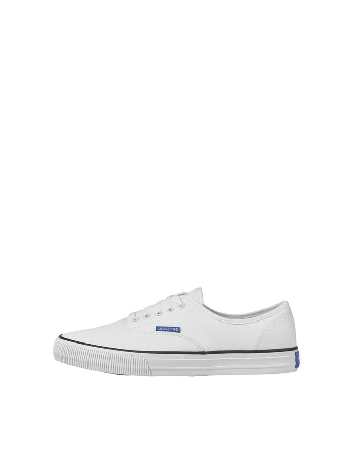SNEAKERS ΠΑΝΙΝΟ, ΜΕ ΤΟ LOGO ΤΟΥ BRAND ΣΤΟ ΠΛΑΙ