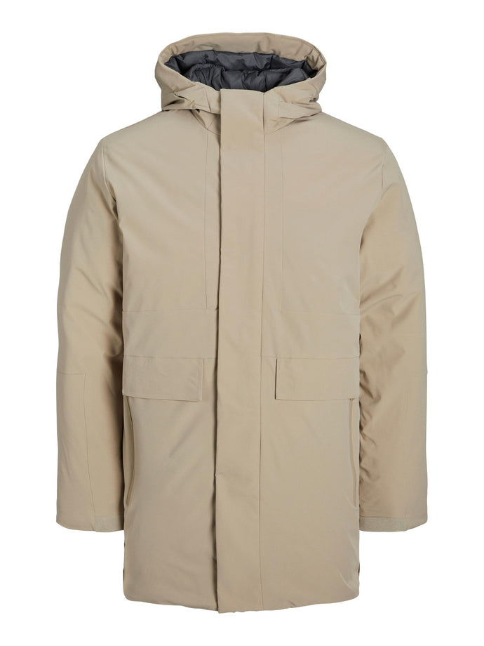 ΜΠΟΥΦΑΝ PARKA , ΜΕ ΤΣΕΠΕΣ ΕΜΠΡΟΣ , REGULAR FIT