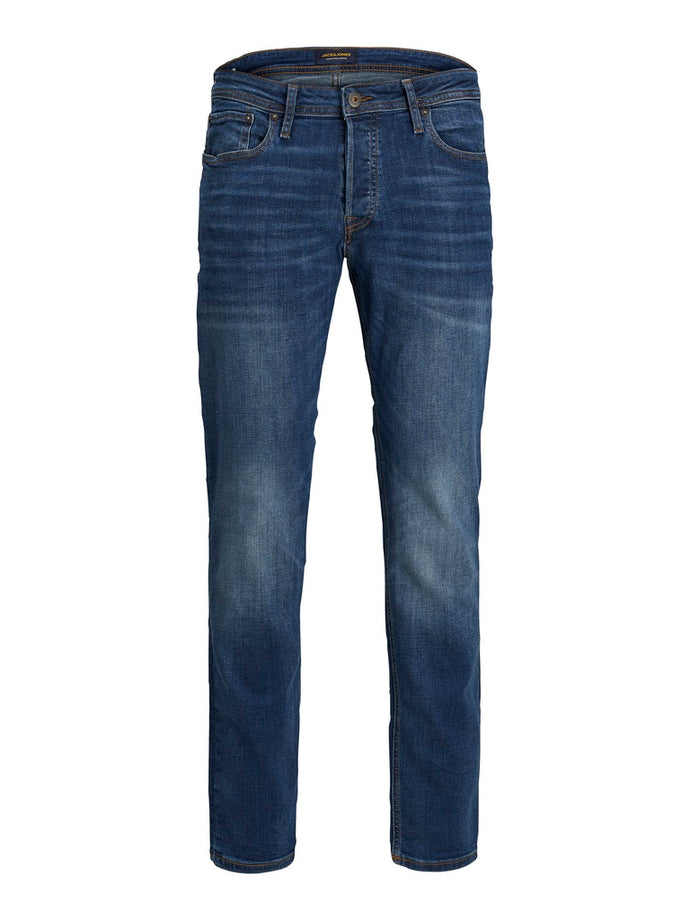 JEANS ΠΑΝΤΕΛΟΝΙ  ,  5ΤΣΕΠΟ ΣΚΟΥΡΟ ΜΠΛΕ  ,  SLIM STRAIGHT FIT