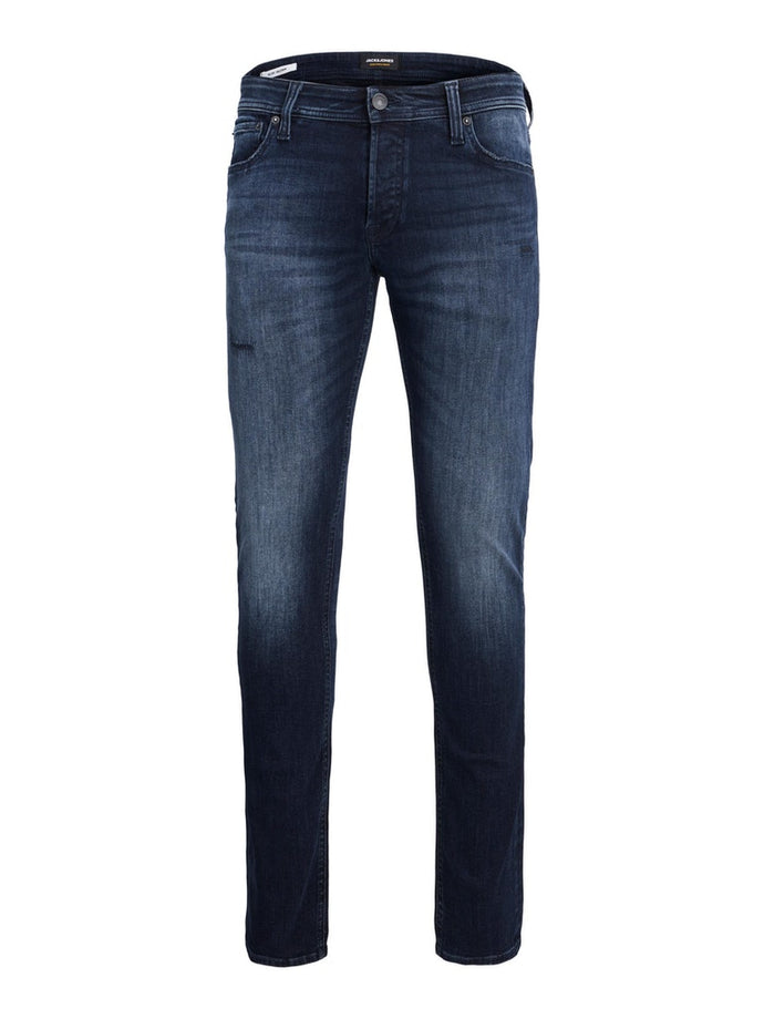 JEANS ΠΑΝΤΕΛΟΝΙ , ΣΚΟΥΡΟΧΡΩΜΟ ΜΕ ΣΚΙΣΙΜΑΤΑ  , 99% ΒΑΜΒΑΚΙ 1% ΕΛΑΣΤΑΝΗ ΓΙΑ ΠΙΟ ΑΝΕΤΗ ΕΦΑΡΜΟΓΗ  ,SLIM FIT