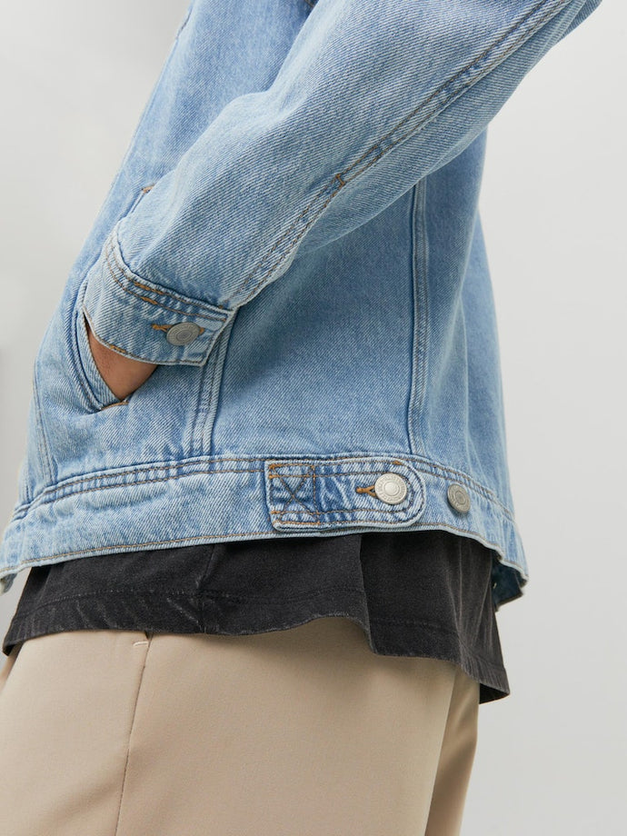 JEAN JACKET DENIM ,100% ΒΑΜΒΑΚΙ