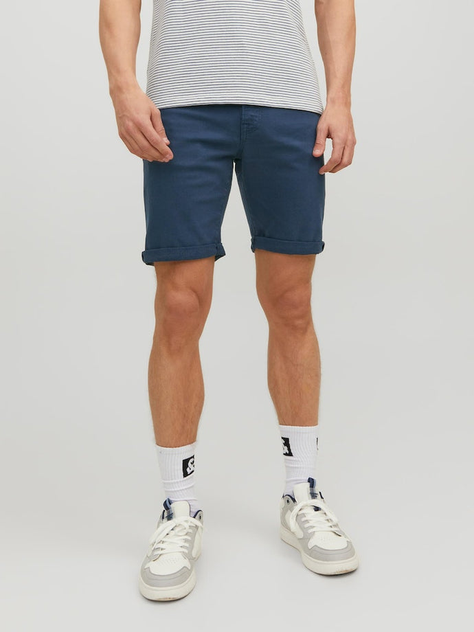 JEANS ΒΕΡΜΟΥΔΑ , ΜΟΝΟΧΡΩΜΗ, REGULAR FIT