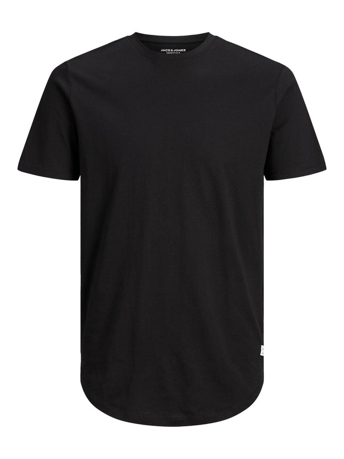 T-SHIRT ΜΟΝΟΧΡΩΜΟ, ΜΕ ΛΑΙΜΟΚΟΨΗ , 100% ΒΑΜΒΑΚΙ , PLUS SIZE